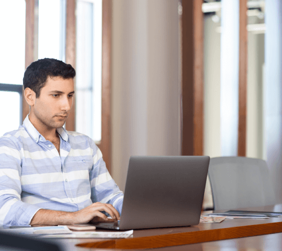 A customer using high quality Business translation services to manage both local and global business communications.