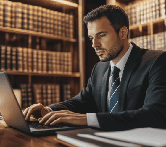 Lawyer using multilingual content, localizing legal documents for clients in Virginia while ensuring compliance.