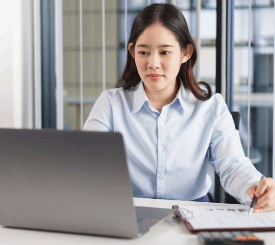 Customer using Marriage Certificate during the translation process to ensure certification and accuracy in Virginia.