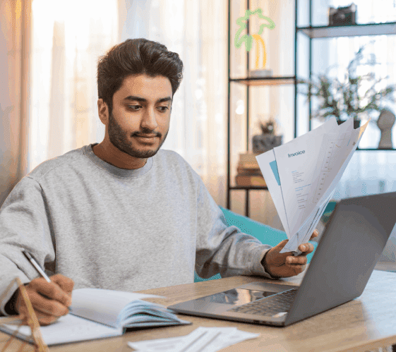 Client utilizing certified translations for USCIS approved documents in Virginia, providing accurate translations.